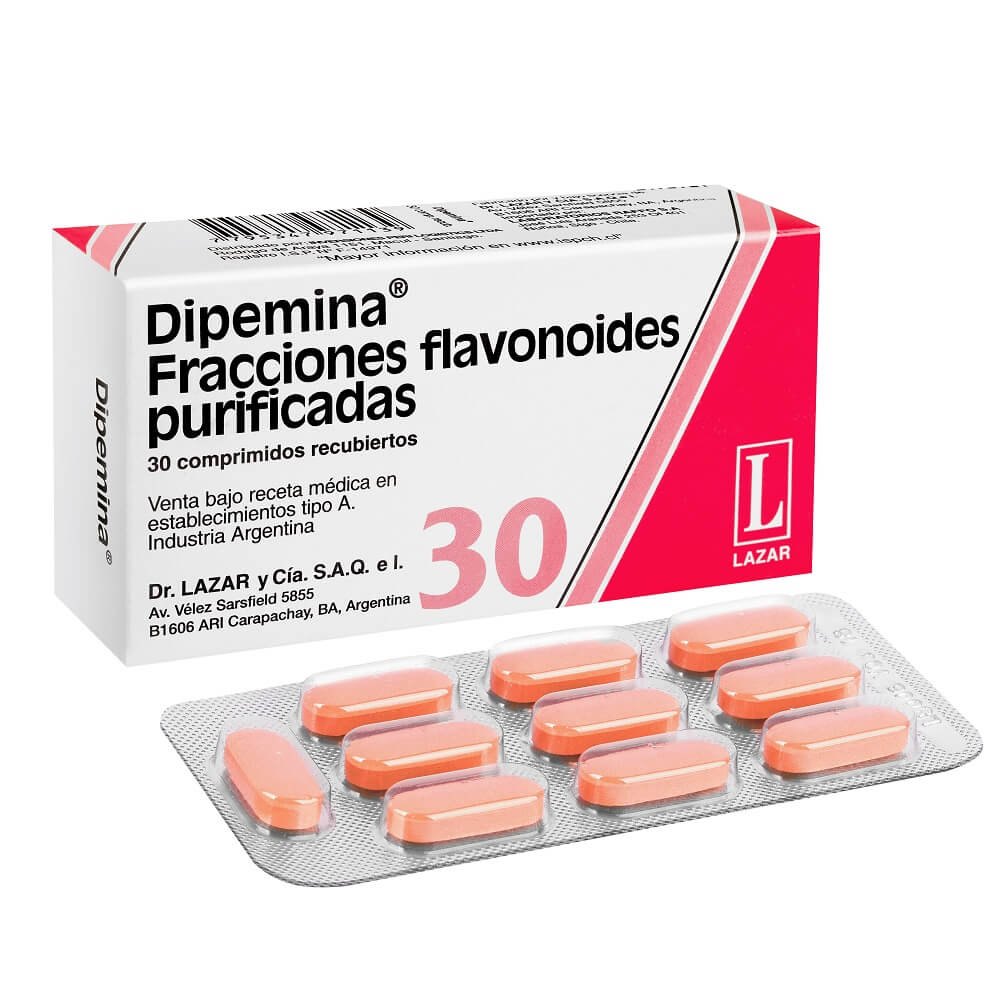 Dipemina Comprimidos Recubiertos - 30 Comprimidos - Farmacias Curie