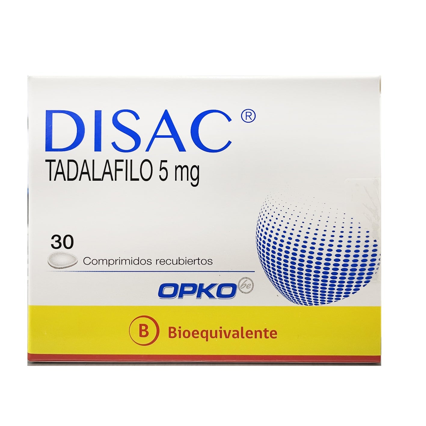 Disac 5mg - 30 Comprimidos Recubiertos - Farmacias Curie