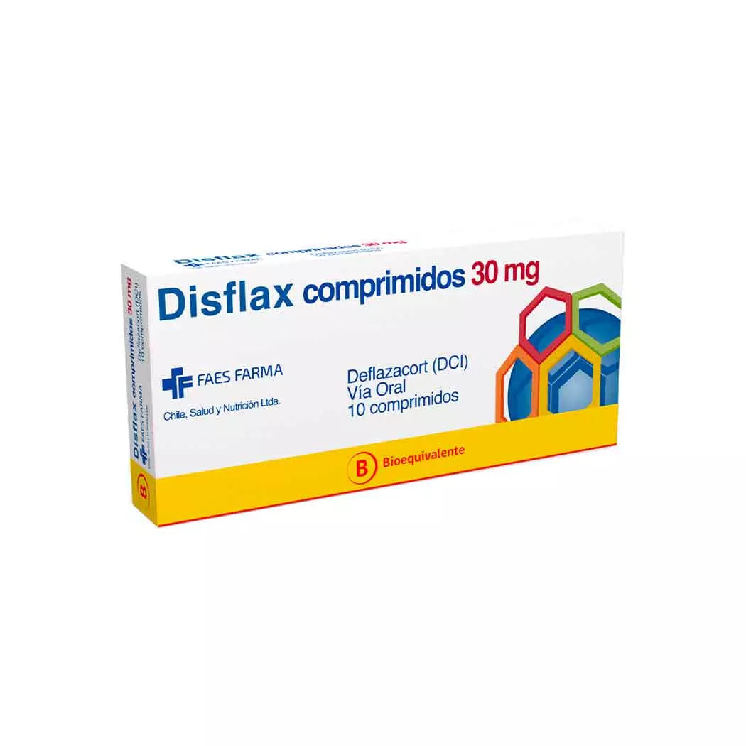 Disflax 30 mg - 10 Comprimidos - Farmacias Curie