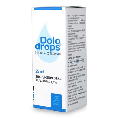 Dolodrops Suspensión Oral para Gotas 1,5% - Farmacias Curie