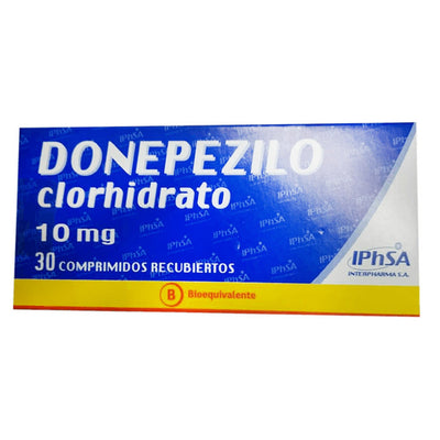 Donepezilo Comprimidos Recubiertos 10mg - Farmacias Curie