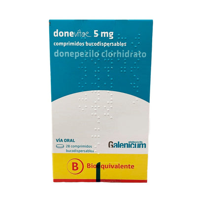 Donevitae Comprimidos Bucodispersables 5mg - Farmacias Curie