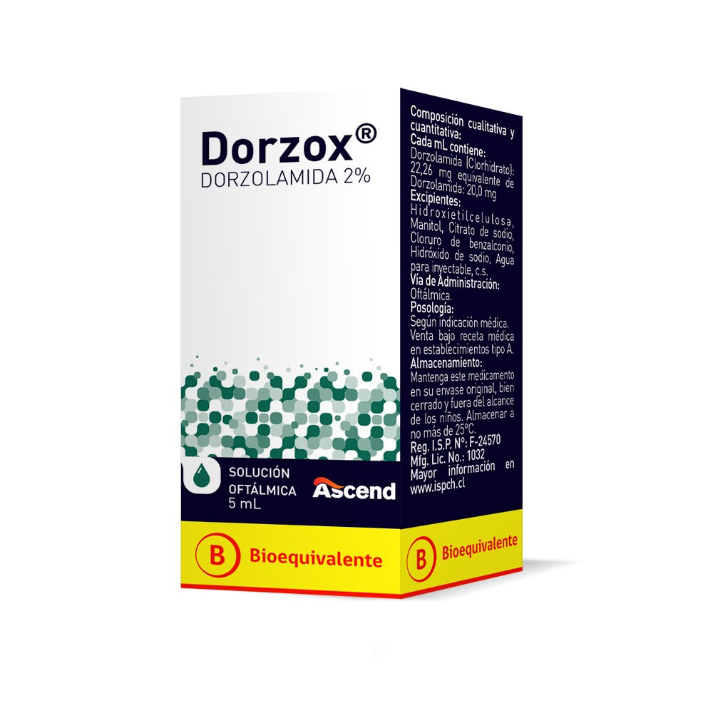 Dorzox 2% Solución Oftálmica - 5 ml - Farmacias Curie