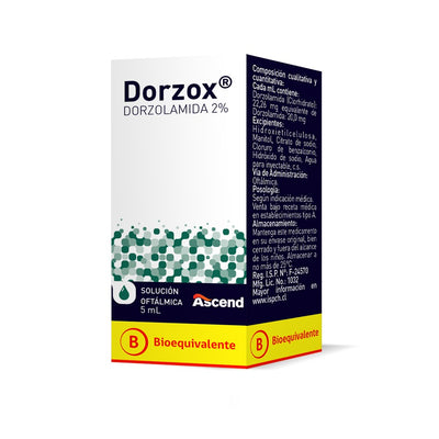 Dorzox 2% Solución Oftálmica - 5 ml - Farmacias Curie