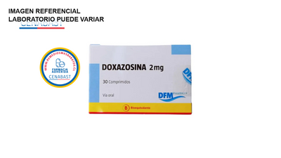 Doxazosina 2mg - 30 Comprimidos - Medicamento Cenabast