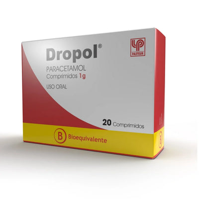 Dropol 1g - 20 Comprimidos - Farmacias Curie