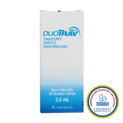 Duotrav Solución Oftálmica Medicamento Cenabast - Farmacias Curie