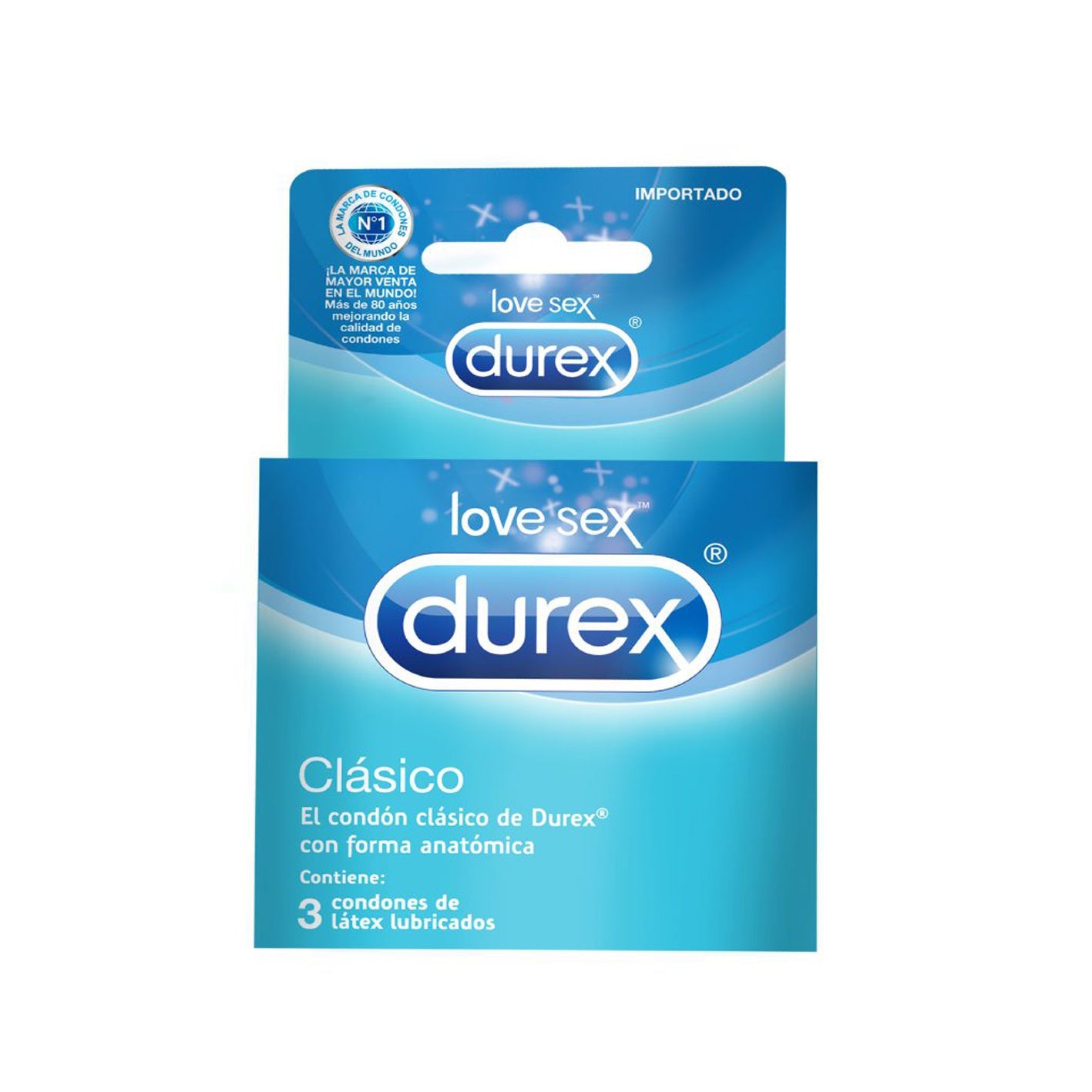 Durex Clásico - 3 unidades - Farmacias Curie