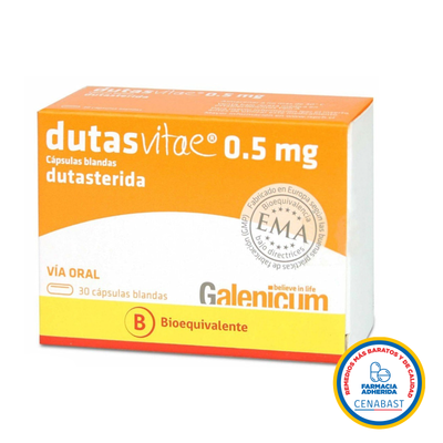 Dutasvitae Cápsulas Blandas 0,5mg Medicamento Cenabast - Farmacias Curie