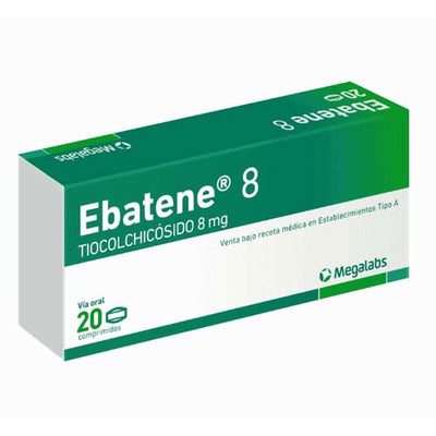 Ebatene 8 Comprimidos - Farmacias Curie
