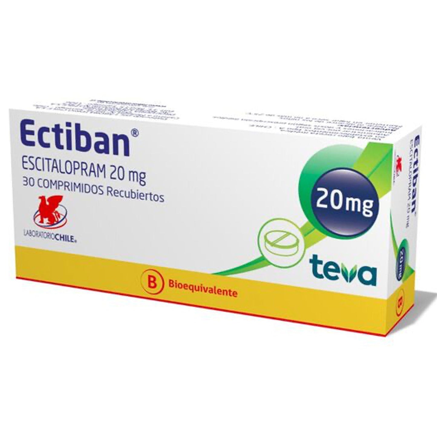 Ectiban Comprimidos Recubiertos 20mg - Farmacias Curie