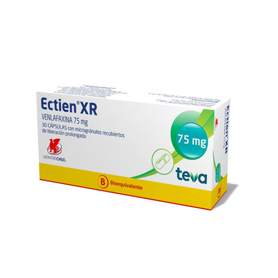 Ectien XR Cápsulas 75mg - Farmacias Curie