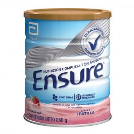 Ensure Fos Frutilla Polvo - 850 gramos - Farmacias Curie