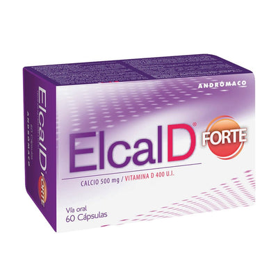 ElcalD Forte - 60 Cápsulas - Farmacias Curie