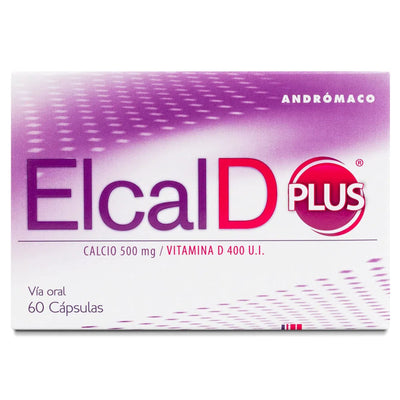 ElcalD Plus Cápsulas - 60 unidades - Farmacias Curie