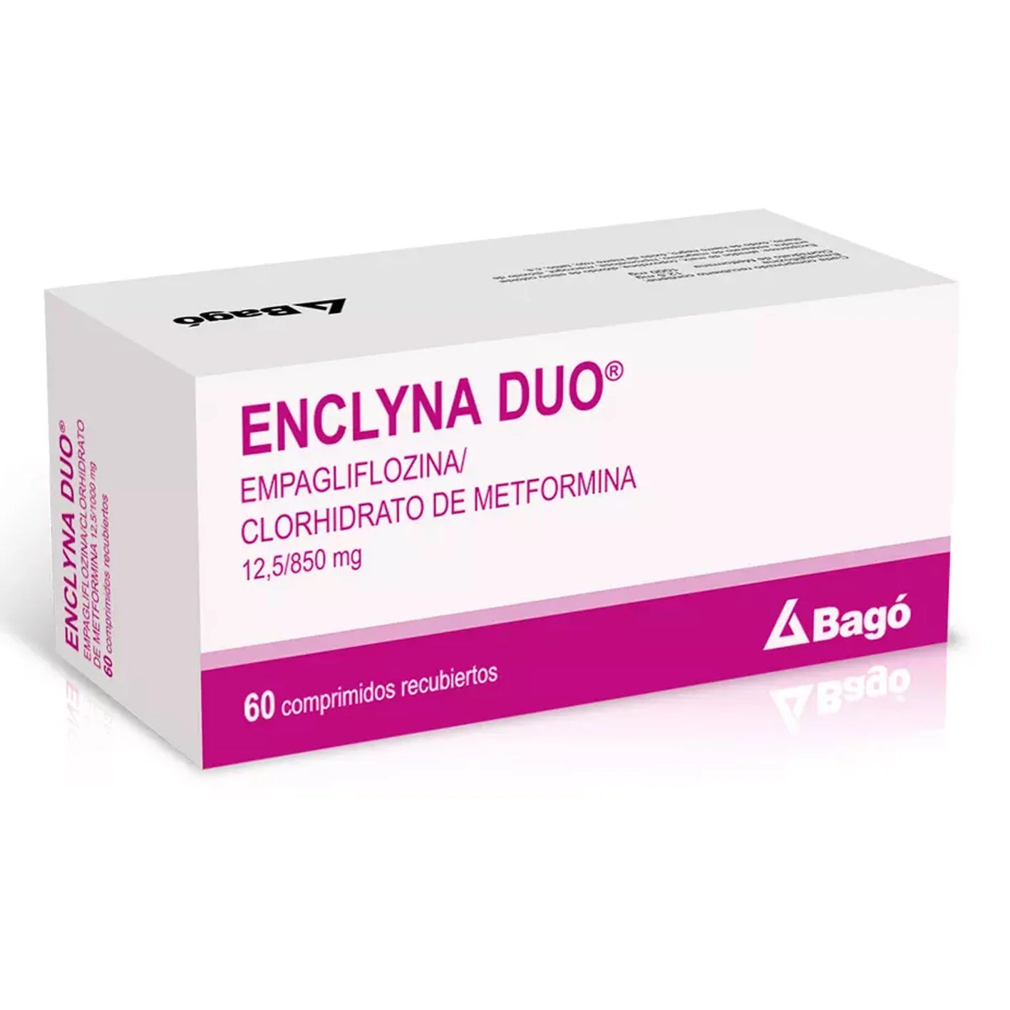 Enclyna Duo 12,5mg/850mg - 60 Comprimidos Recubiertos - Farmacias Curie
