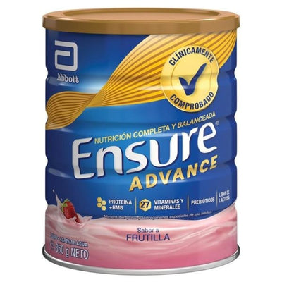 Ensure Advance Frutilla Polvo - 850 gramos - Farmacias Curie