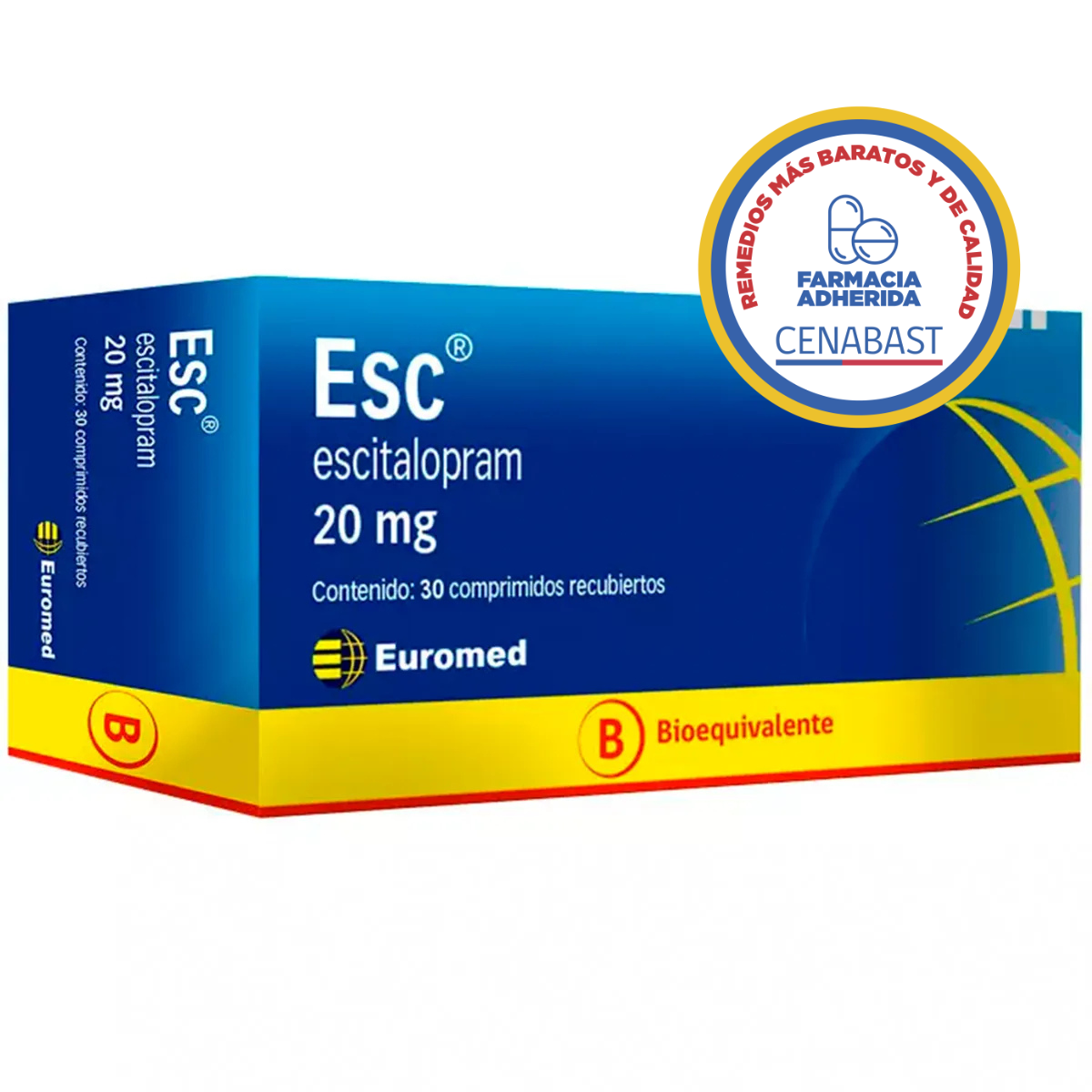 Esc 20 mg - 30 Comprimidos - Medicamentos Cenabast