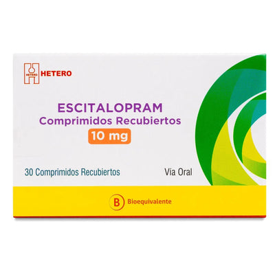 Escitalopram Comprimidos Recubiertos 10mg - Farmacias Curie