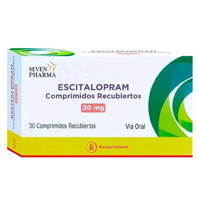 Escitalopram Comprimidos Recubiertos 20mg - Farmacias Curie