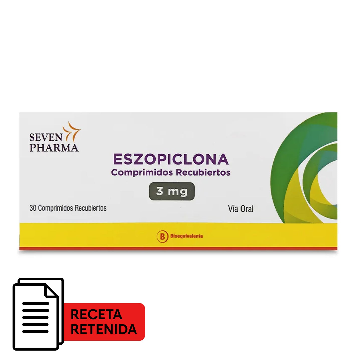 Eszopiclona Comprimidos Recubiertos 3mg - Farmacias Curie