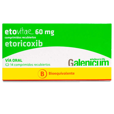 Etovitae Comprimidos Recubiertos 60mg - Farmacias Curie