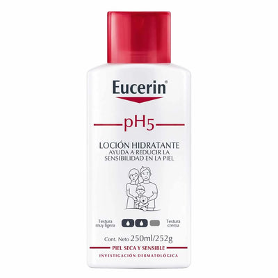Eucerin Loción Hidratante Corporal PH5 Piel Seca y Sensible 250 ml - Farmacias Curie