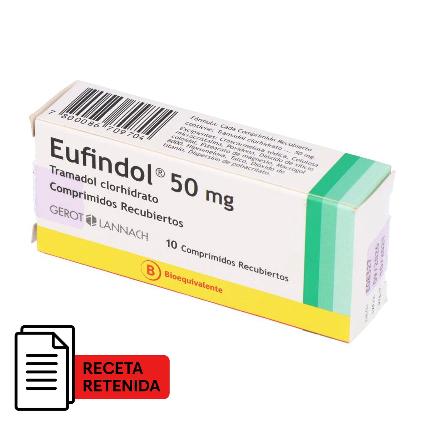 Eufindol Comprimidos Recubiertos 50mg - Farmacias Curie
