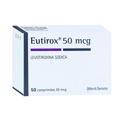 Eutirox 50mcg - 50 Comprimidos - Farmacias Curie