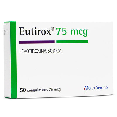 Eutirox 75mcg - 50 Comprimidos - Farmacias Curie