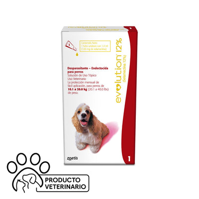 Revolution 12% Pipeta Perros 10,1-20kg - Farmacias Curie