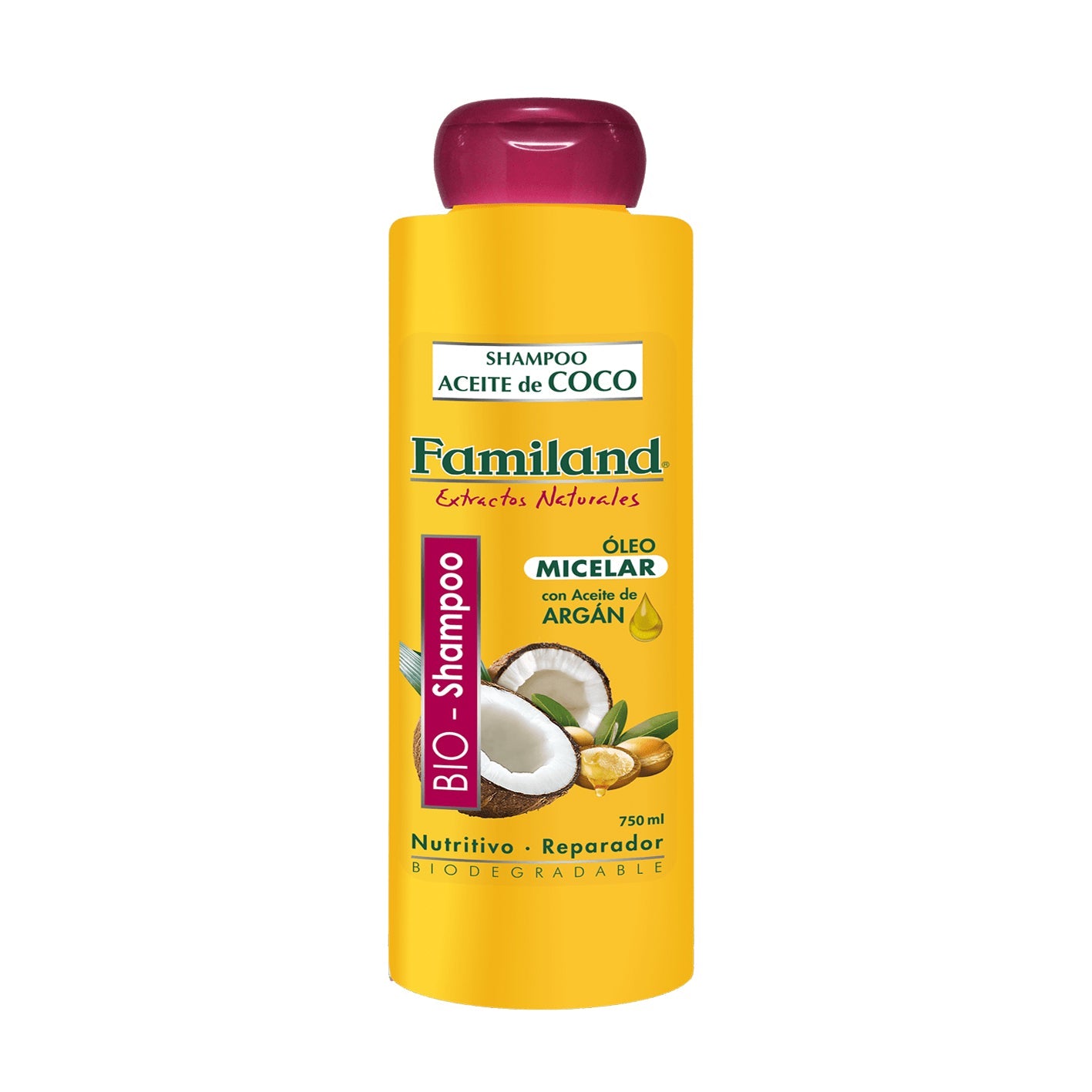 Familand Shampoo Aceite de Coco - Farmacias Curie