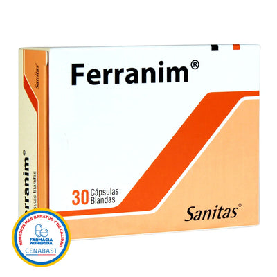 Ferranim - 30 Cápsulas Blandas - Medicamento Cenabast