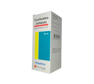 Fexofenadina Suspensión Oral - 100 mL - Farmacias Curie