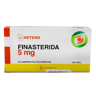 Finasterida Comprimidos Recubiertos 5mg - Farmacias Curie