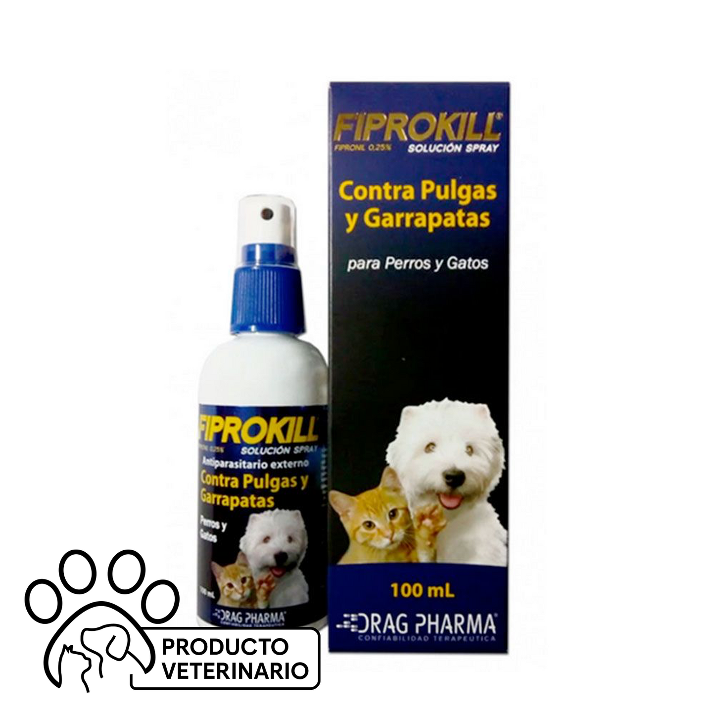 Fiprokillspray Solución Spray - 100ml - Farmacias Curie