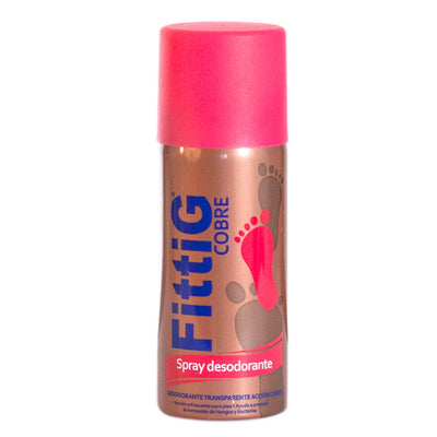 Fittig Cobre Talco Spray para Pies - Farmacias Curie