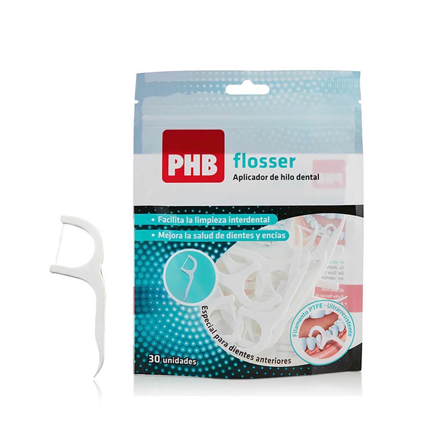 PHB Flosser Aplicador de Hilo Dental - Farmacias Curie