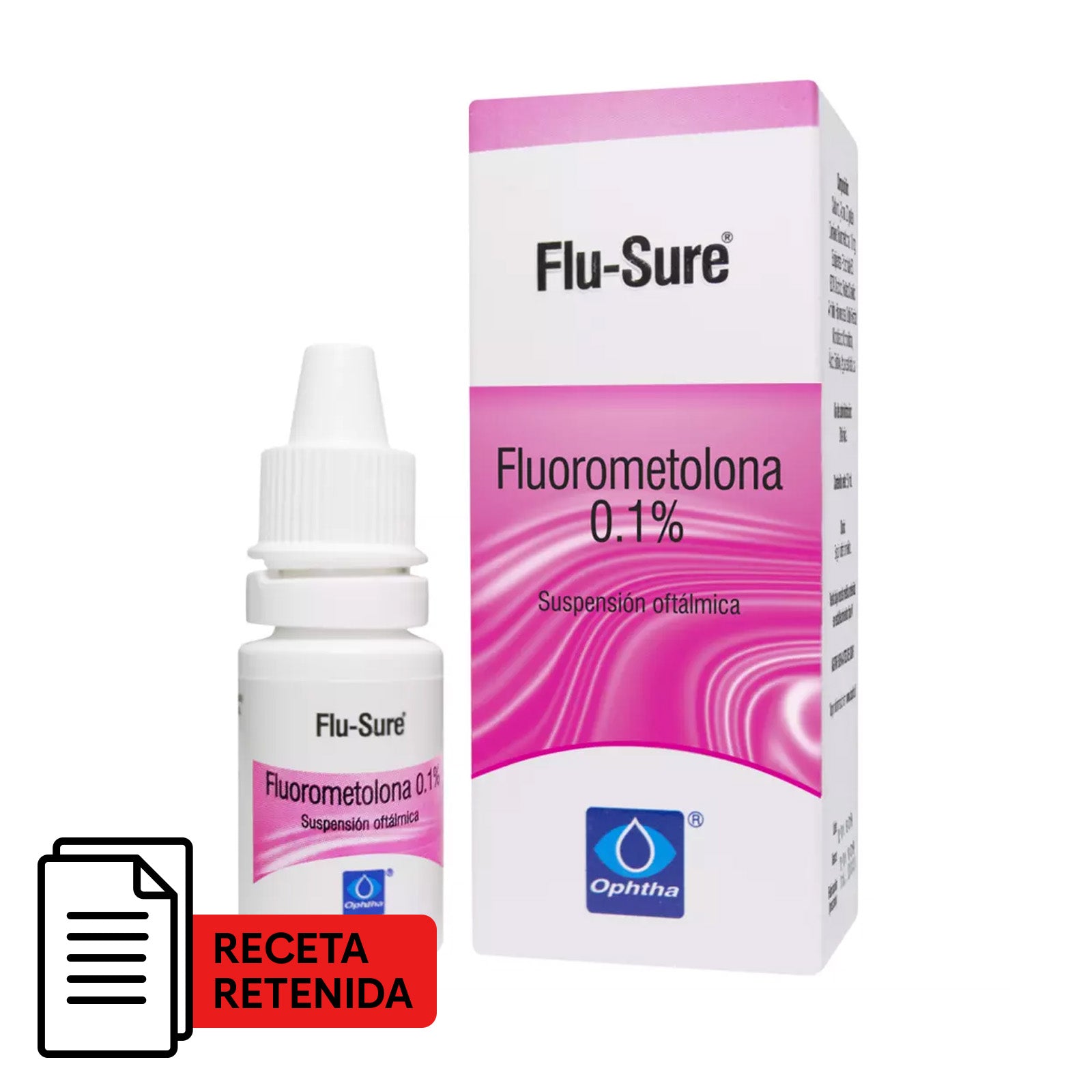 Flu-Sure Suspensión Oftálmica 0,1% - 5 mL - Farmacias Curie