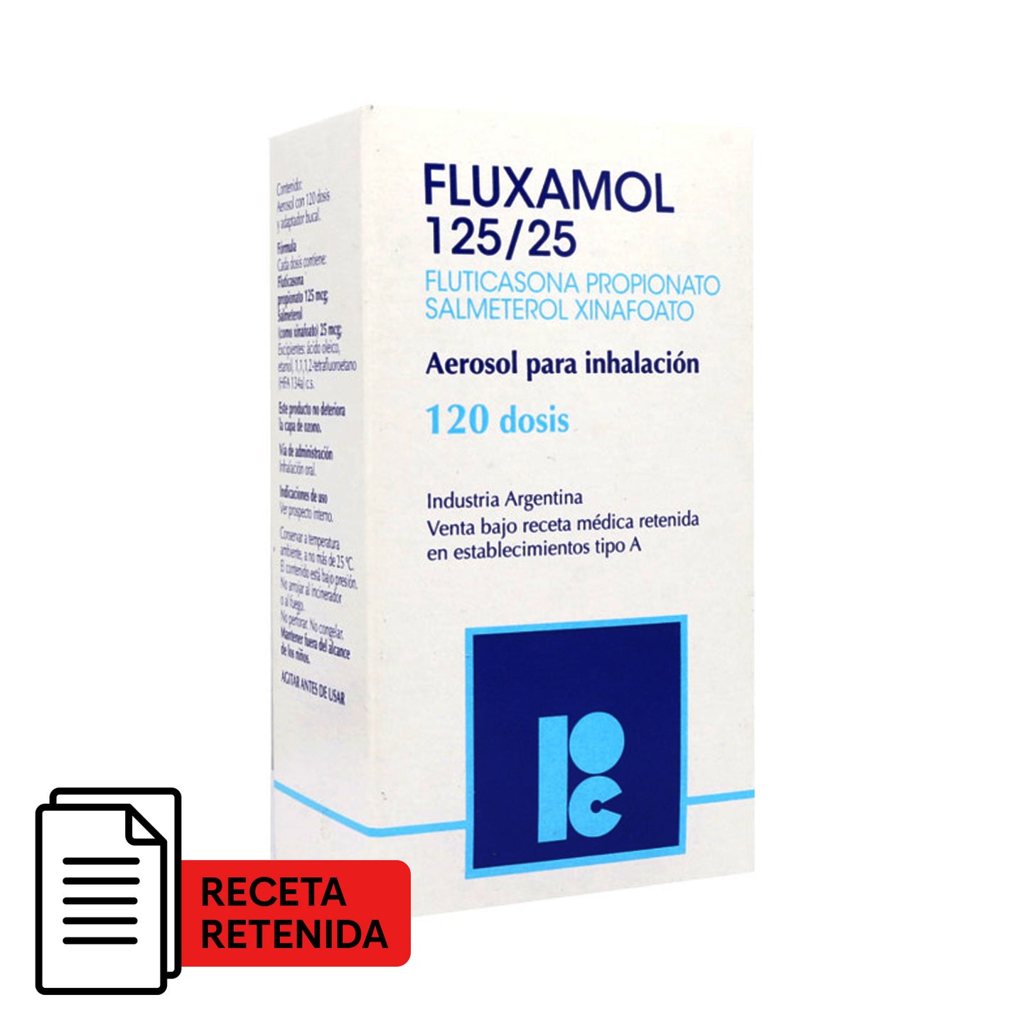 Fluxamol Aerosol para Inhalación 125/25 - Farmacias Curie