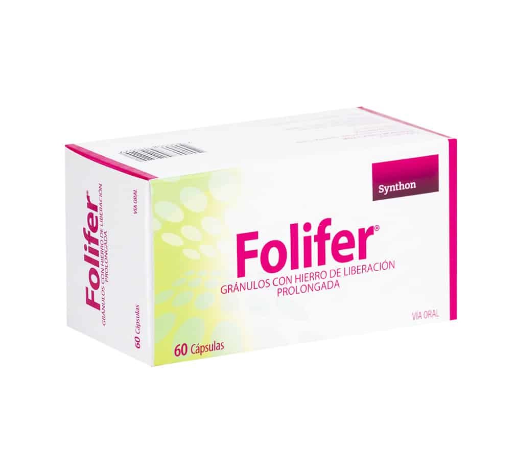 Folifer Cápsulas con Gránulos de Liberación Prolongada - 60 unidades - Farmacias Curie