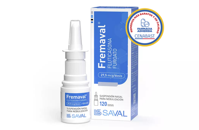 Fremaval 27.5mcg Suspensión Nasal - 120 Dosis - Medicamento Cenabast