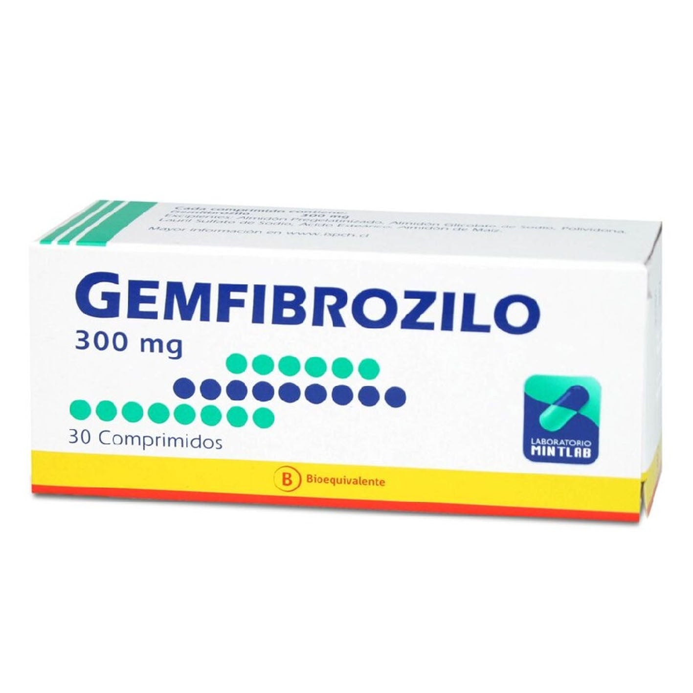 Gemfibrozilo Comprimidos 300mg - Farmacias Curie