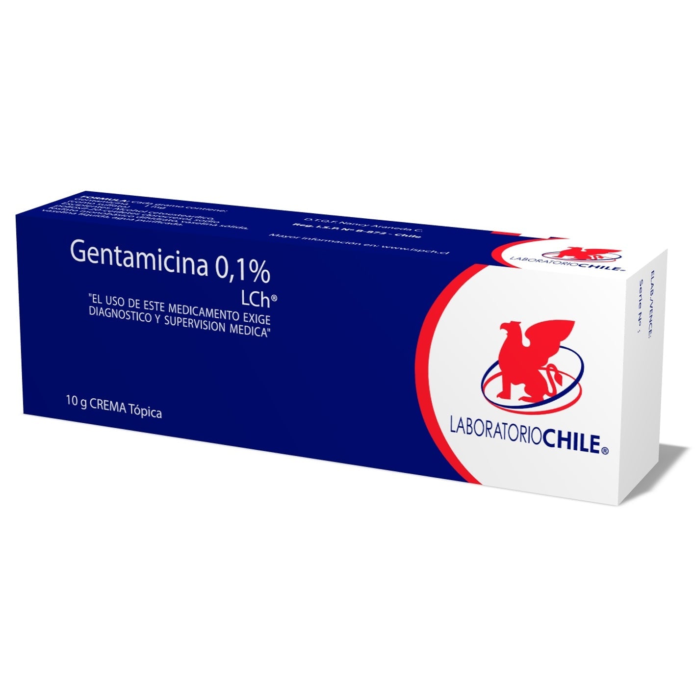 Gentamicina Crema Tópica 0,1% - Farmacias Curie
