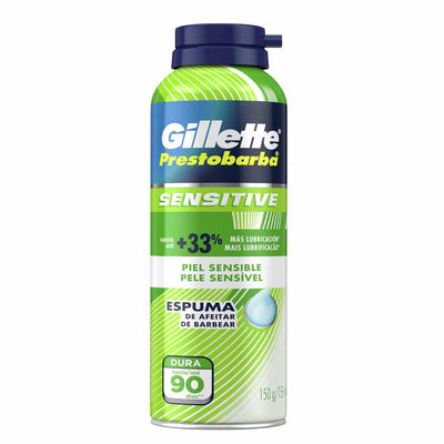 Gillette Espuma de Afeitar Sensitive 155 ml - Farmacias Curie