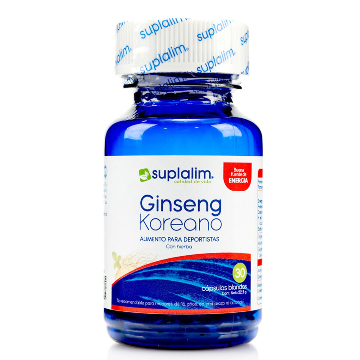 Ginseng Koreano Cápsulas Blandas - Farmacias Curie