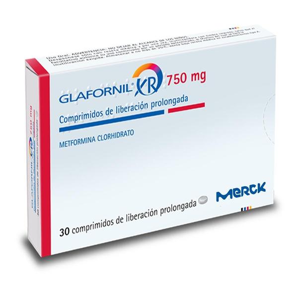 Glafornil XR Comprimidos de Liberación Prolongada 750mg - Farmacias Curie