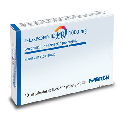 Glafornil XR Comprimidos de Liberación Prolongada 1000mg - Farmacias Curie
