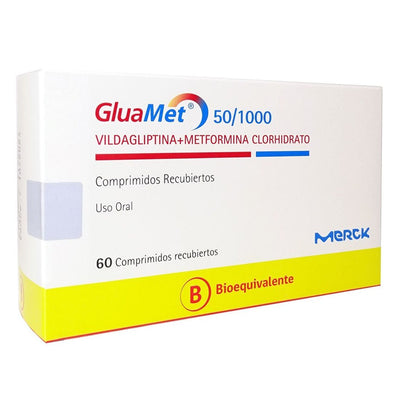 Gluamet Comprimidos Recubiertos 50/1000 - Farmacias Curie