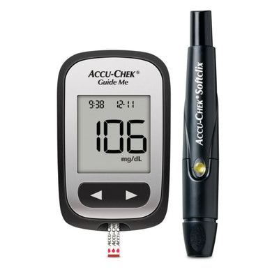 Accu Chek Kit de Medición Glucometro Guide Me